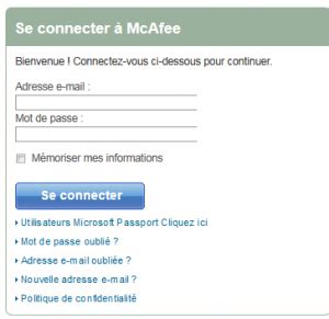 home mcafee mon compte|mcafee espace client.